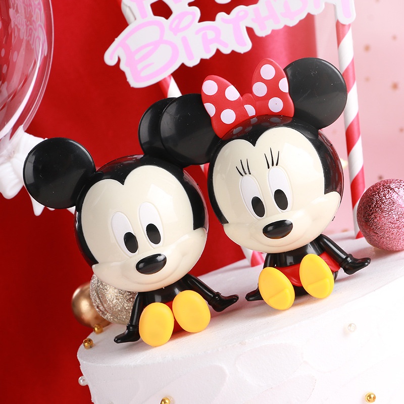 chuột trang trí bánh sinh nhật [FREESHIP❤️] cặp đôi chuột micky siêu cute