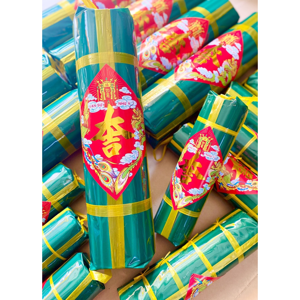 Mô Hình Bánh Tét Lớn Trang Trí Tết