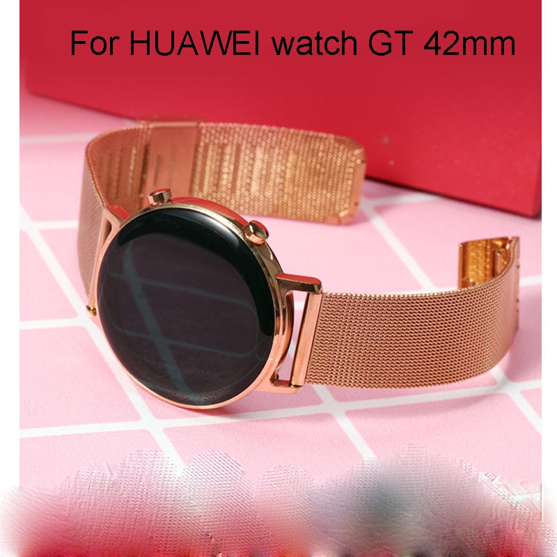Dây Đeo Thay Thế Chất Liệu Thép Không Gỉ Dạng Lưới Thời Trang Cho 18/20/22mm 0.4