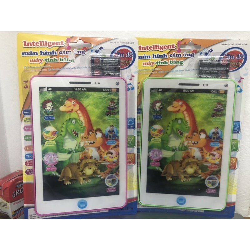 Đồ chơi ipad 3D thông minh cho bé (tặng kèm 3 pin)