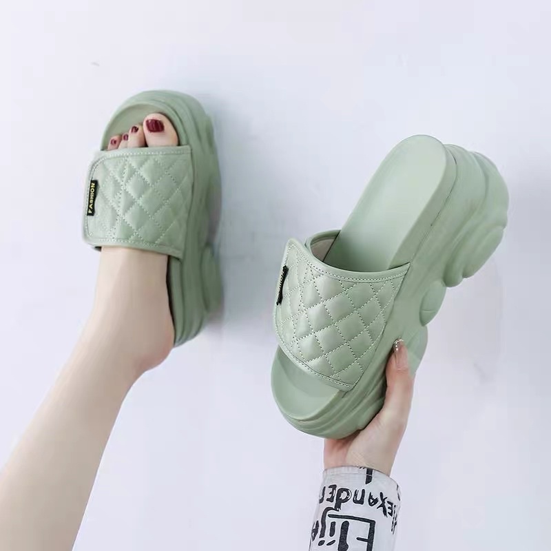 Dép xuồng trơn quai dán nâng đế tăng chiều cao DNSX01