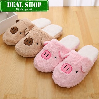 Dép bông hình heo đi trong nhà (Freesize)