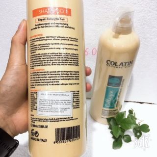 cặp dầu gội Colatin