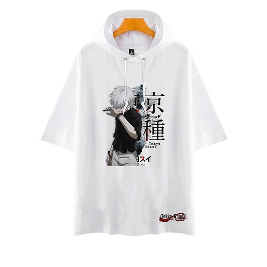 ( RẺ VÔ ĐỊCH ) Aó hoodie tay lỡ TOKYO GHOUL KANEKI, áo kiểu Tokyou ghoul