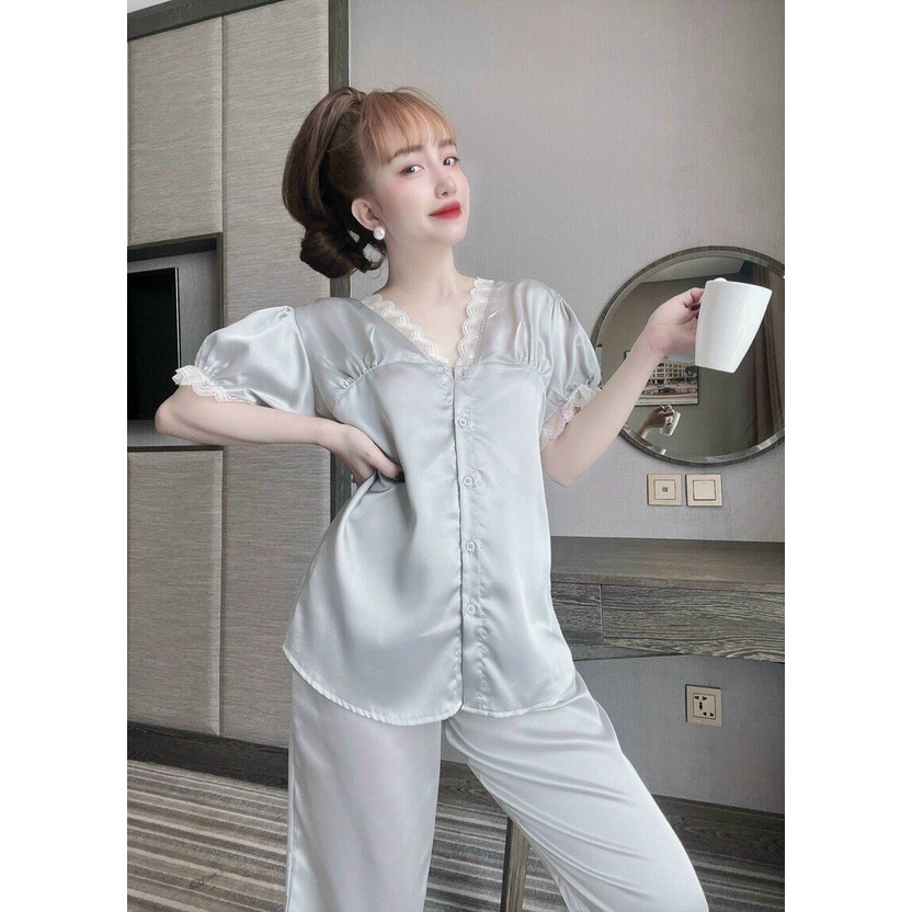 [ Miễn Phí Ship 2022 ] Set bộ tuyết nhung, set bộ ngủ vải trơn mặc siêu thích siêu mát