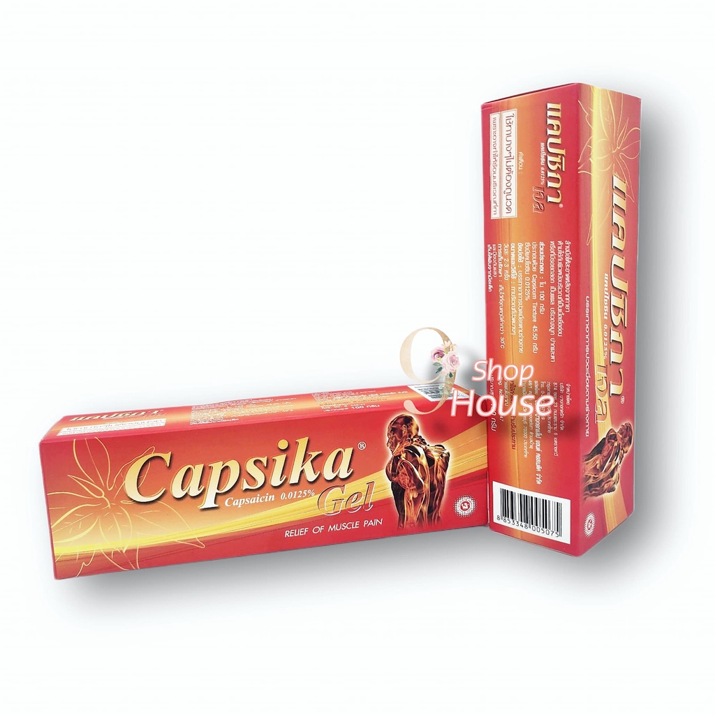 01 Tuýp Gel Xoa Bóp Nóng Giảm Đau Nhức Capsika Thái Lan 100gram