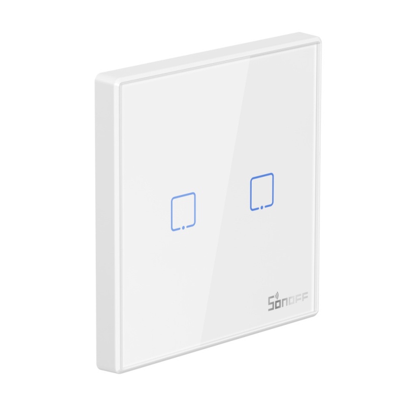 Sonoff Bảng Dán Tường T2EU-RF Điều Khiển Từ Xa Rf Không Dây 433Mhz Điều Khiển 2 Chiều Cho 4CHPROR3 SlampherR2 Tx Future