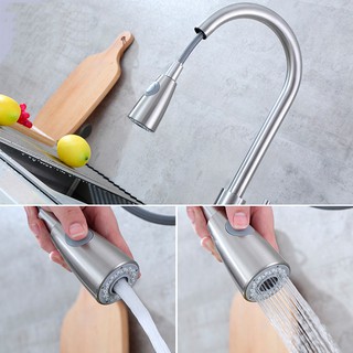 Vòi rửa chén, bát dây kéo rút inox 304 CNL3005