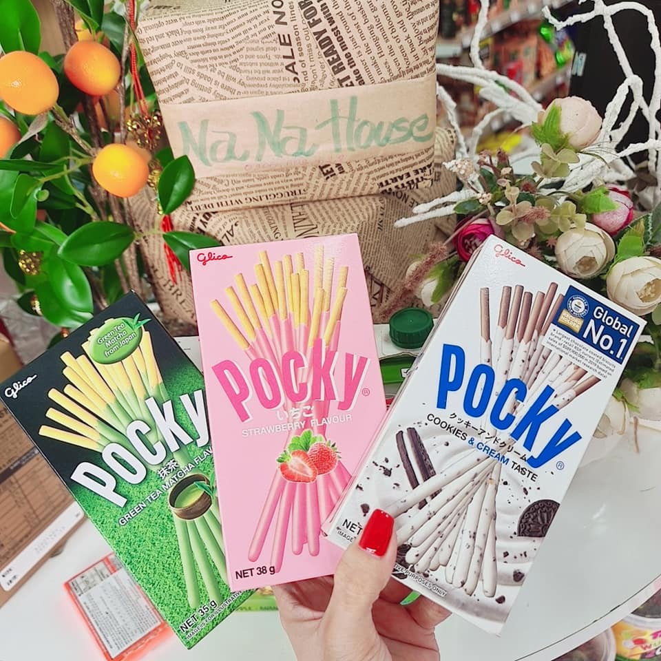 Bánh que Glico Pocky hộp 40g ( date 2022)