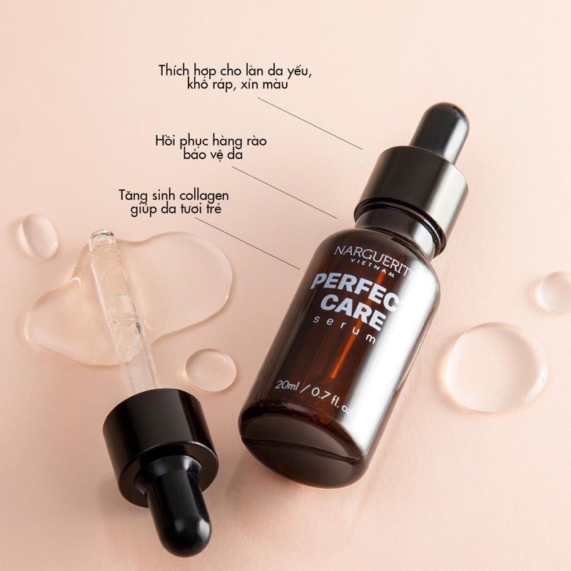 Serum Ốc Sên Perfect Care Narguerite Dưỡng Trắng Tái Tạo Da Và Hồi Phục Da Yếu 20ml