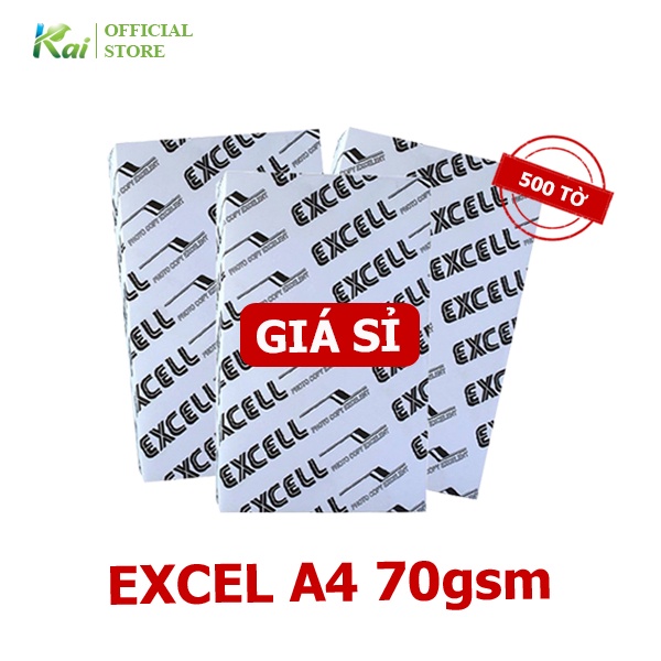 [GIAO NHANH] Giấy A4 EXCEL 70 gsm, ĐẢM BẢO ĐỦ 500 TỜ - nhập khẩu THÁI LAN - Giá sỉ, rẻ - KHÔNG ĐỦ TỜ HOÀN TIỀN