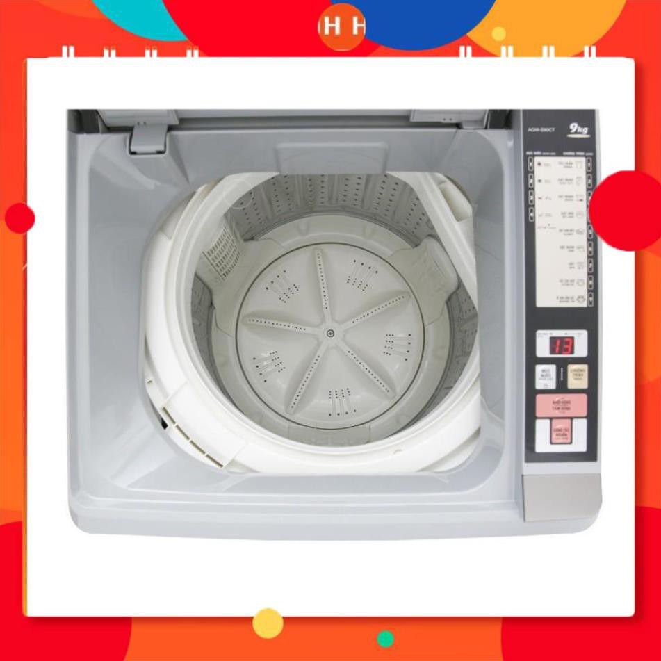 [ FREE SHIP KHU VỰC HÀ NỘI ] Máy giặt Aqua cửa trên 9kg AQW-S90CT 24h