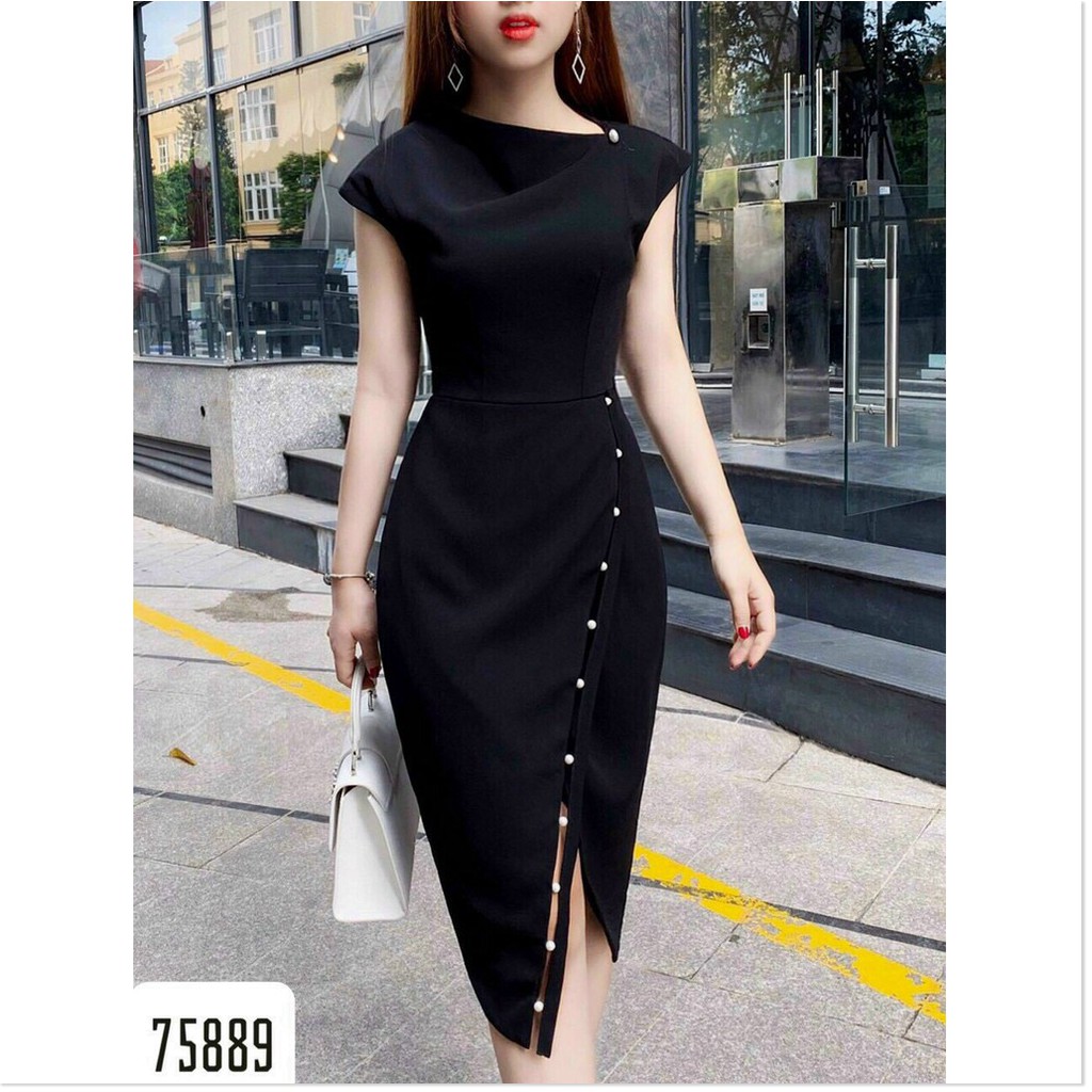 ĐẦM UMI ĐÍNH CƯỜM 2 MÀU XINH XẮN,HỌA TIẾT TRƠN NHƯNG KHÔNG KÉM PHẦN SANG TRỌNG KHÁNH AN FASHION