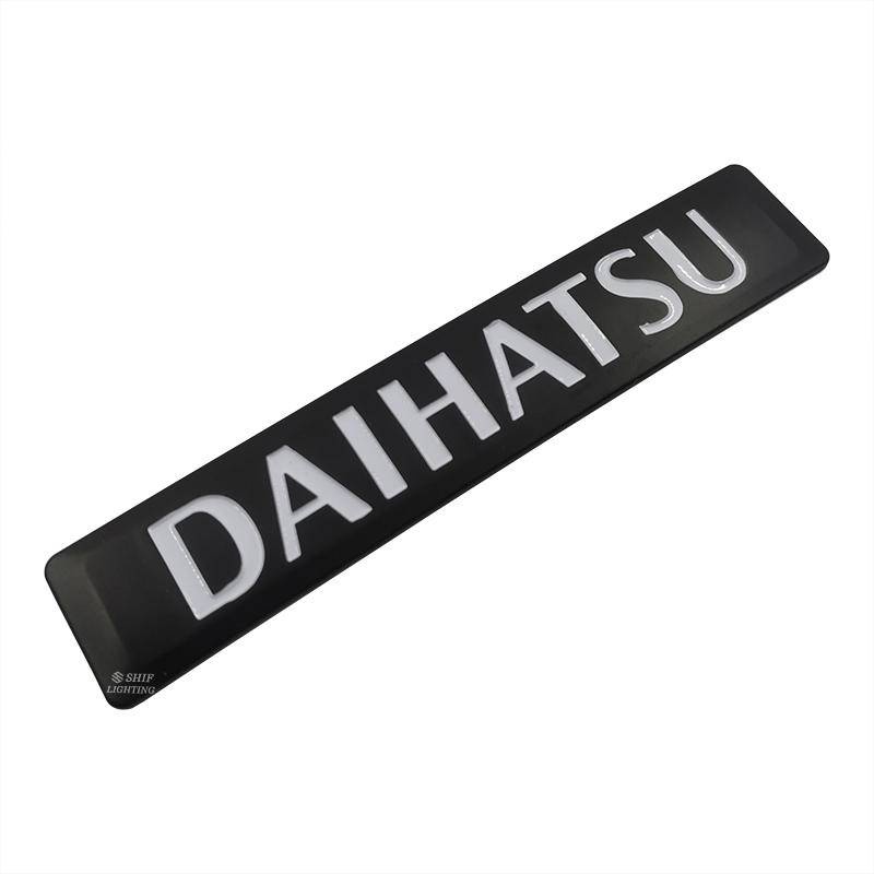 1 Miếng Dán Trang Trí Hình Logo Daihatsu Bằng Chrome / Abs Màu Đen Cho Xe Hơi Daihatsu
