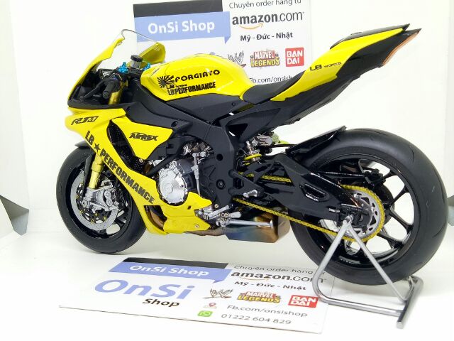 YAMAHA YZF - R1 TAMIYA 1/12 MÔ HÌNH XE  MOTOR ĐỘ (LB)