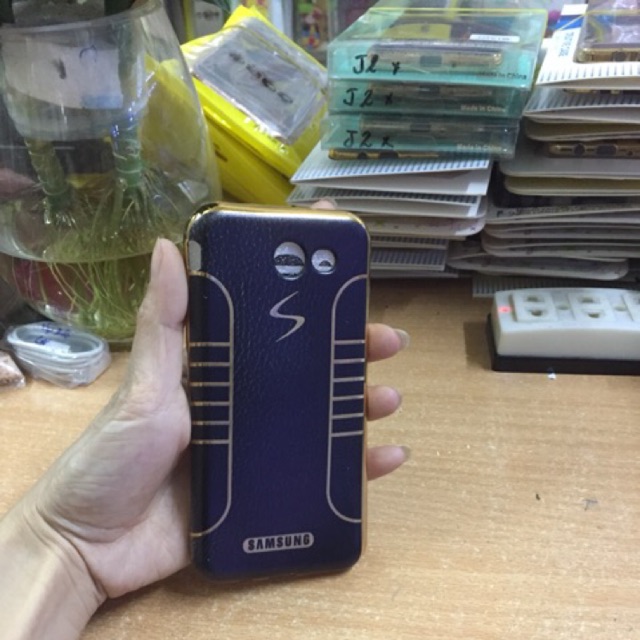 Ốp j3 Prime dả da cao cấp!!