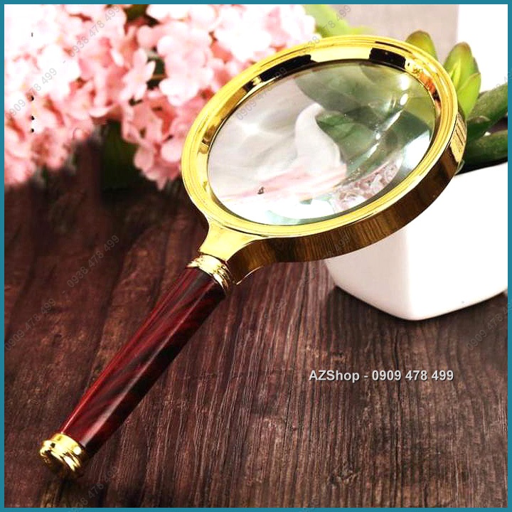 KÍNH LÚP TRÒN VIỀN VÀNG - MAGNIFIER -  5497