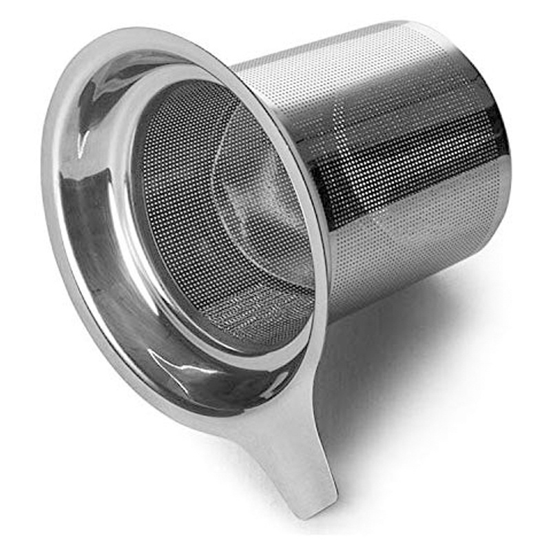Bộ lọc trà bằng thép không gỉ , Ấm trà , Rây trà , Tách cà phê , Rây rò rỉ , Đáy phẳng , Bộ lọc mật độ cao có tay cầm