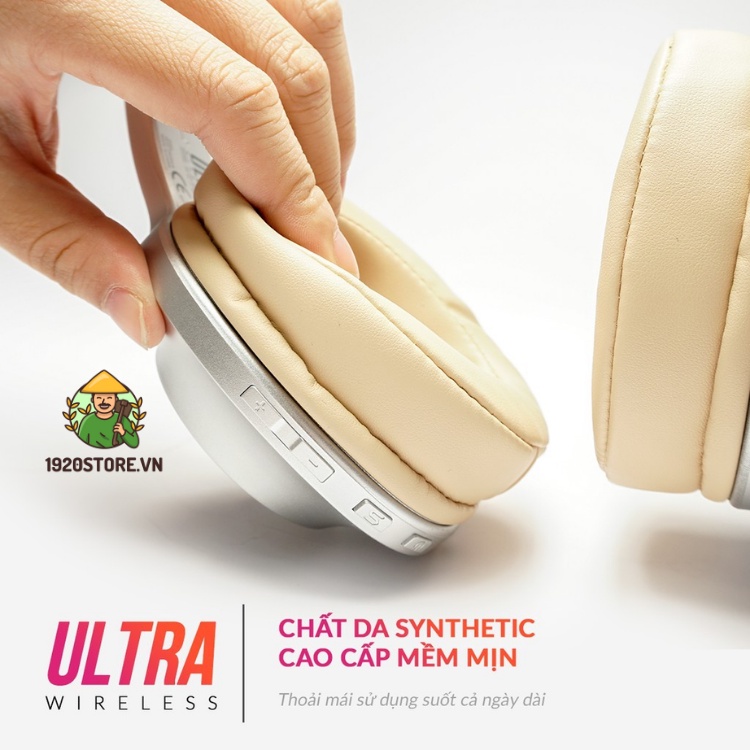 Tai Nghe Bluetooth Headphone Soul Ultra Wireless Dynamic Bass, Bluetooth 5.0 - Chính Hãng BH 12 Tháng
