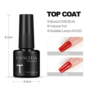Sơn Lót Móng Tay Coscelia 7ml Không Cồn