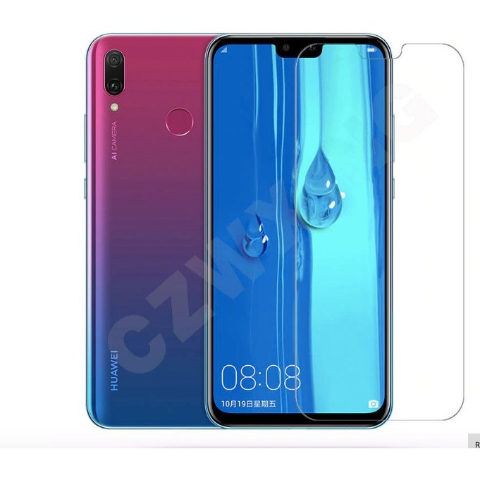 Kính cường lực trong suốt Huawei Y9 2019 (Mua 2 cái trở lên shop tặng kèm keo chống hở viền)