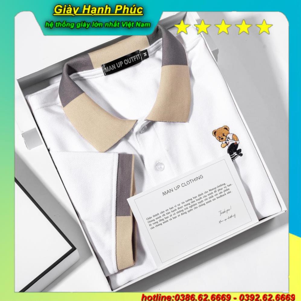 Áo thun nam có cổ form ôm phong cách công sở, polo tay ngắn đủ màu ngực thêu Beartin QA | BigBuy360 - bigbuy360.vn