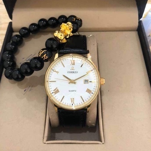 Đồng Hồ Thạch Anh  OSHRZO O2 Phong Cách Cá Tính Cho Nam