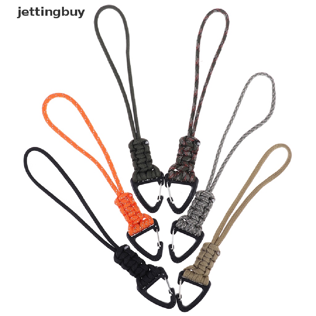 Dây bện Jetting buộc bánh răng chiến thuật handmade với móc khóa QDD