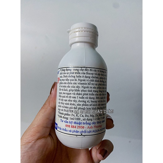 NUPHAR LIQUID BUCEP 3 PHÂN NƯỚC CHO CÂY THỦY SINH