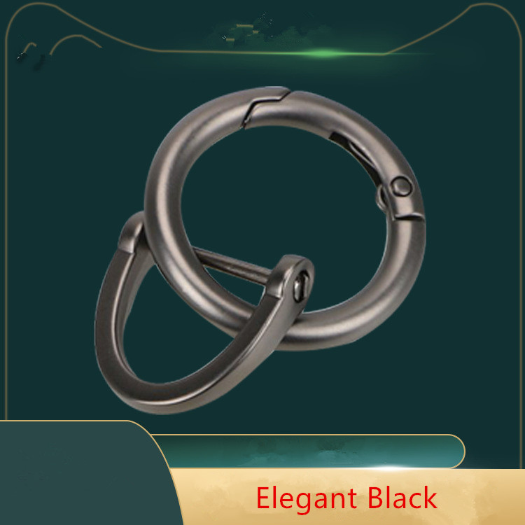 Móc Khóa Kim Loại Hình Chữ D Phong Cách Cổ Điển