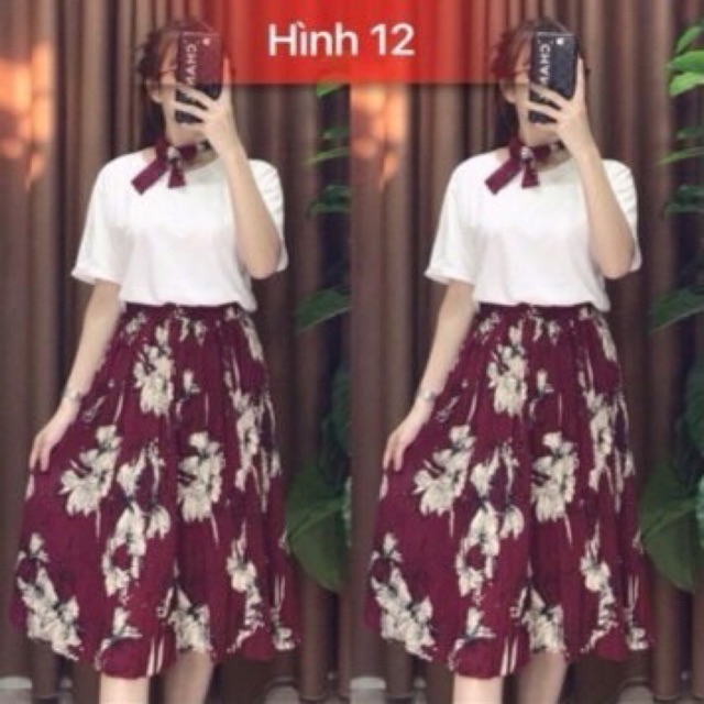 Set thun và quần ống rộng MH