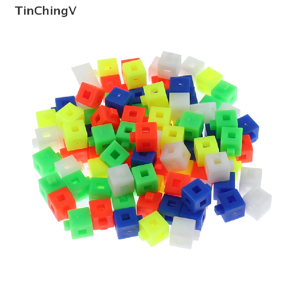 Bộ 100 Khối Lập Phương Đồ Chơi Học Toán Cho Bé