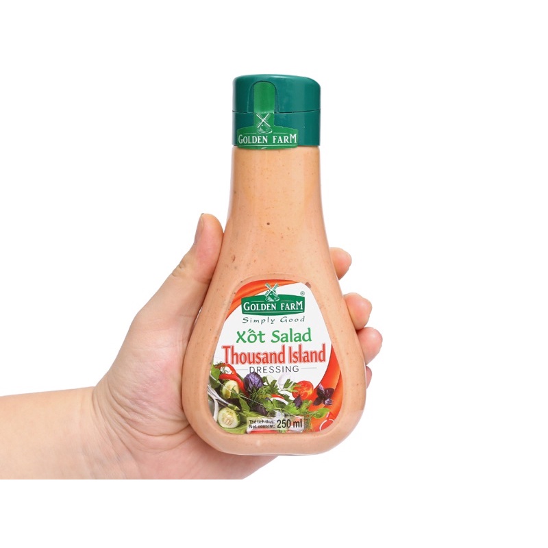 Xốt sald đủ vị Golden Farm 250ml(BC)