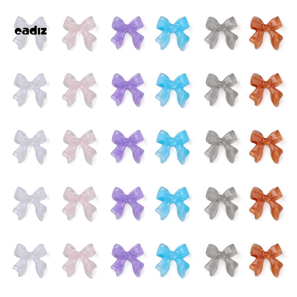 [Hàng mới về] Phụ kiện nơ nhiều màu sắc sáng tạo để trang trí móng tay