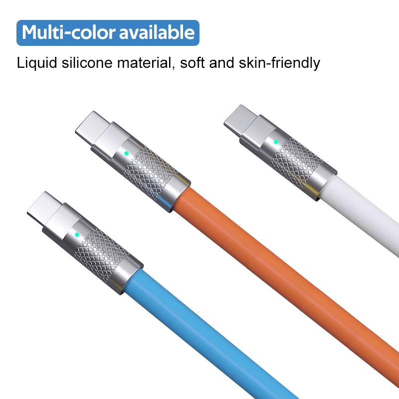 Dây Cáp Sạc USB Type-C 120W 6A 1.2M Cho Huawei Oppo Iphone