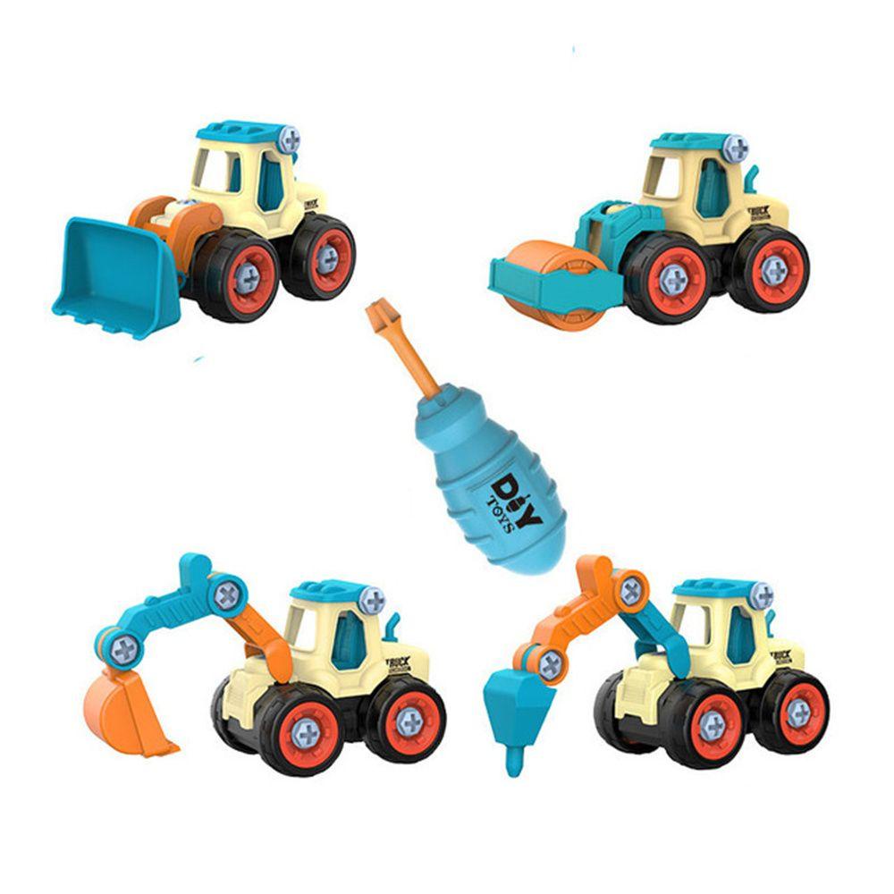 Bộ 4 Mô Hình Xe Cứu Hỏa Đồ Chơi Cho Bé