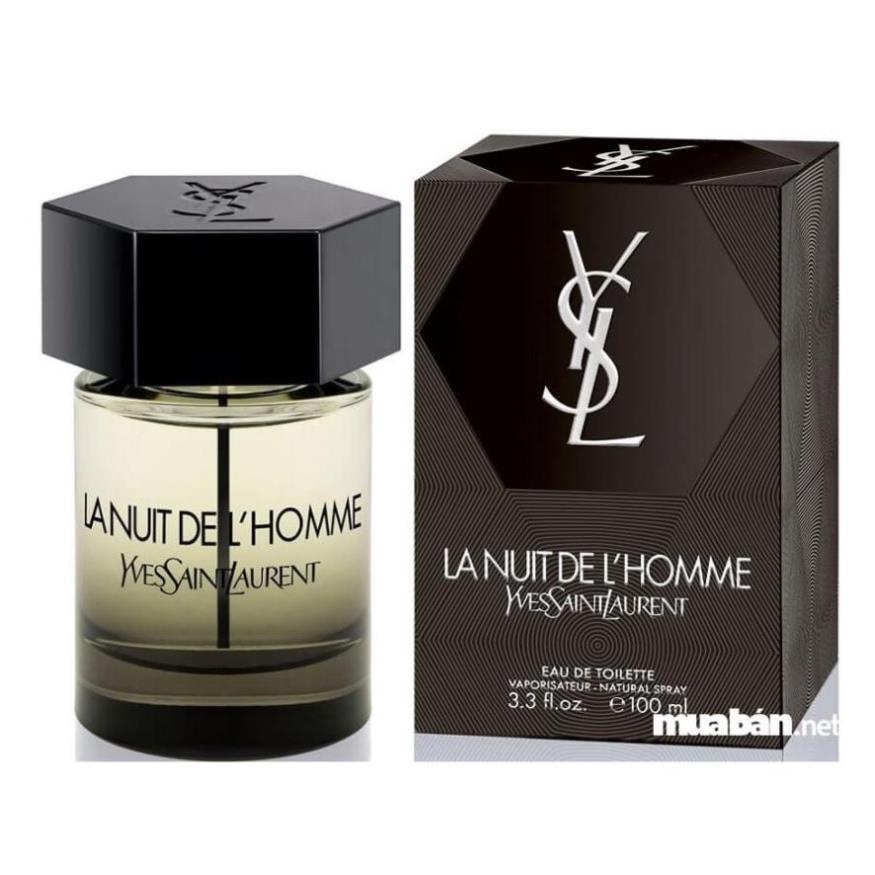 Nước hoa nam YSL La Nuit De L'homme Bad boy cuốn hút .trầm ấm,nam tính, lưu hương 100ml - bonshop.store
