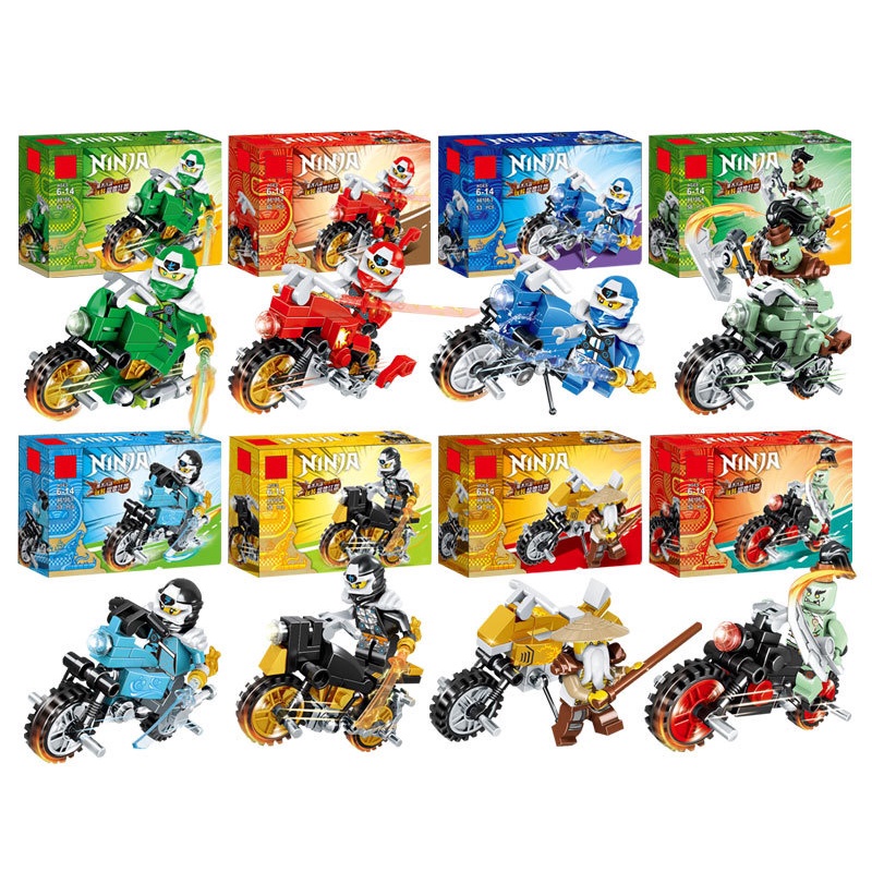 Bộ đồ chơi xếp hình lắp ghép lego xe máy Ninja Go thích hợp làm quà cho bé YT-A8108