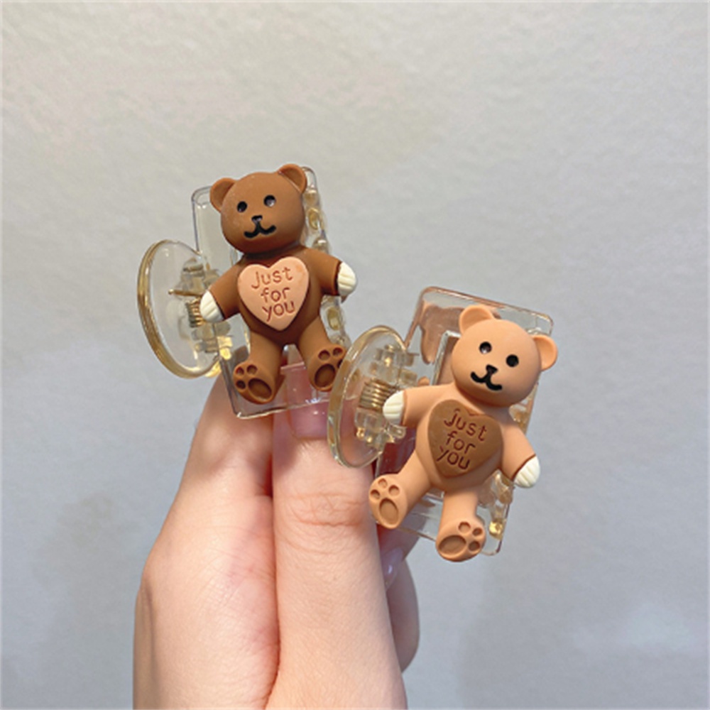 1 kẹp tóc hình gấu hoạt hình đáng yêu