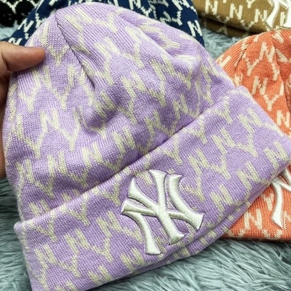 Mũ len nam nữ MLB