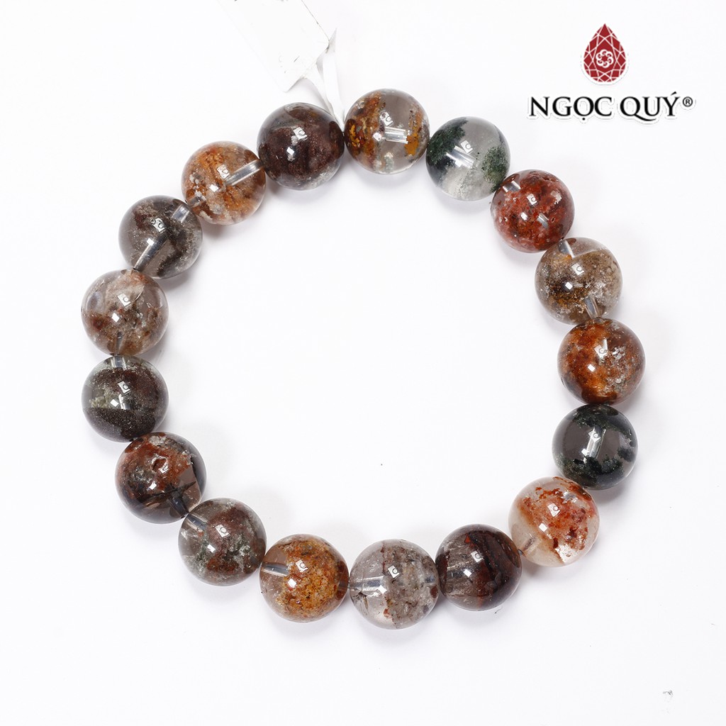 Vòng thạch anh ưu linh nâu đỏ quartz - Ngọc Quý