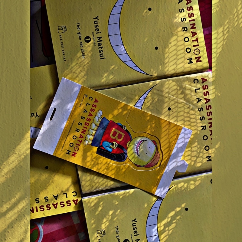 Lẻ - Huy Hiệu Bưu Thiếp Assassination Classroom Tập 1, 2, 3, 4, 5, 6, 7 8 9 10 11 12 13 17, 20, 21 - Lớp Học Ám Sát