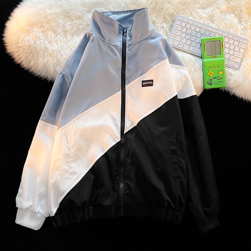 Áo khoác thể thao AOKANG dáng rộng nhiều màu sắc phong cách Hàn Quốc thời trang xuân thu cho nam