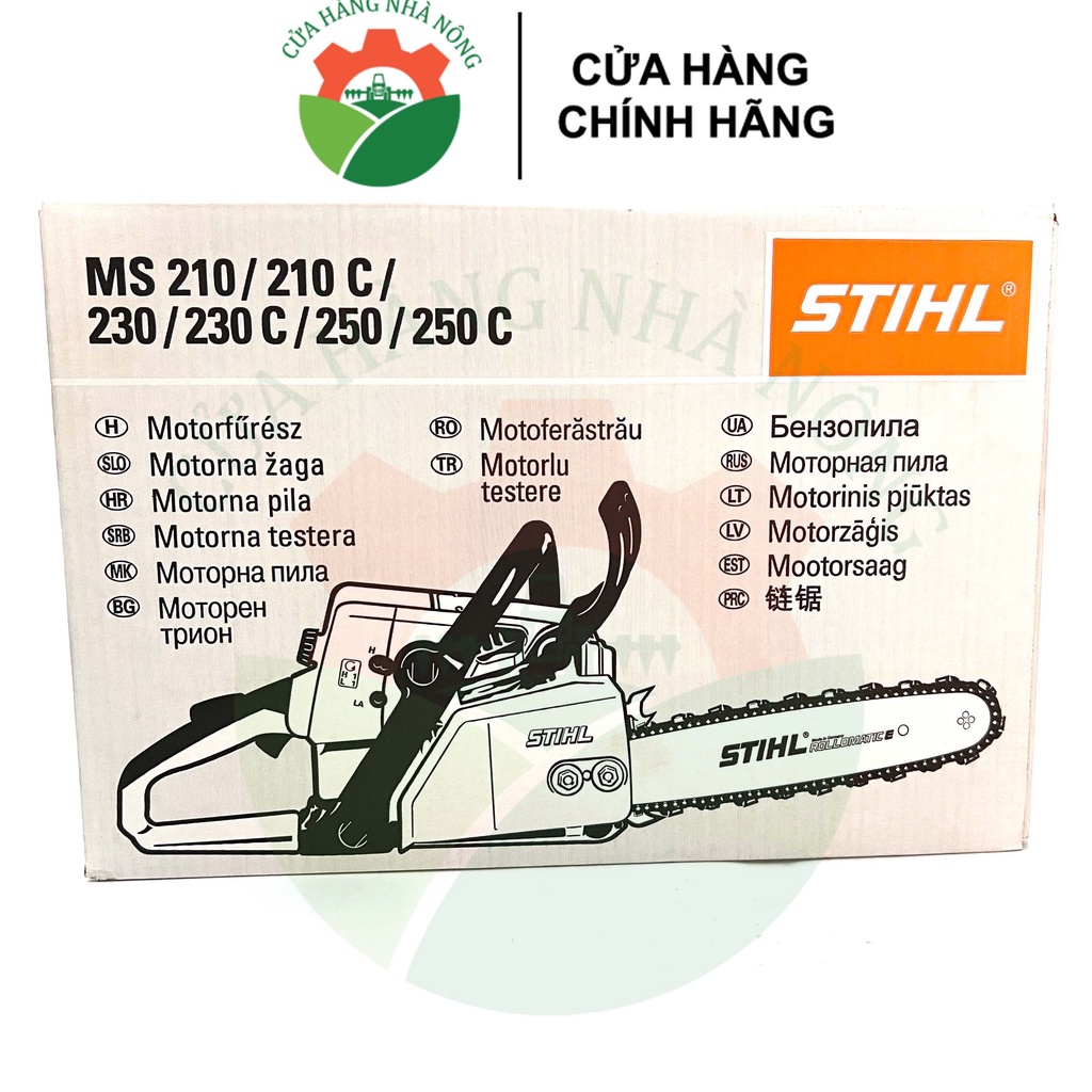 Máy cưa xích STIHL MS 250 chính hãng (Đã bao gồm sên lam + Khuyến mãi)