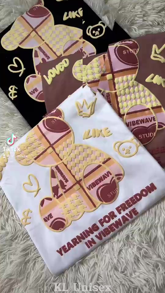 Áo ( GẤU VÀNG ) Áo Thun Áo Phông Tay Lỡ From rộng KL Unisex | BigBuy360 - bigbuy360.vn