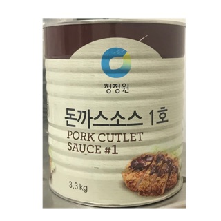 Sốt Cốt Lết Thịt Heo Chiên Xù Donkatsu Chung Jung One Hàn Quốc 3,3Kg