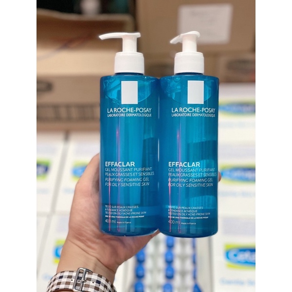 Sữa rửa mặt La Roche-Posay Effaclar Purifying Foaming Gel Cleanser 400ml[ hàng chính nghạch có tem phụ] | BigBuy360 - bigbuy360.vn
