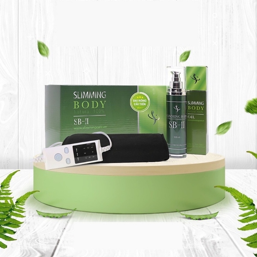 Bộ Đai Ủ Điện Slimming Body SB-II Tinh Dầu Nóng Đánh Mỡ Siết Eo Định Hình Bụng Hồ Ngọc Hà