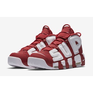 GIÀY NIKE AIR UPTEMPO AND SUPERME RED