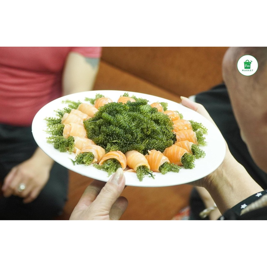 Rong nho tách nước Green Food Organic cao cấp  Mua 5 gói rong nho tặng Qùa Cột tóc dễ thương